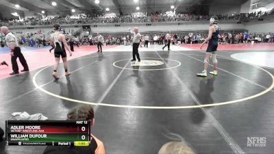 120 lbs Cons. Round 3 - Adler Moore, Victory Wrestling-AAA vs William Dufour, Unaffiliated