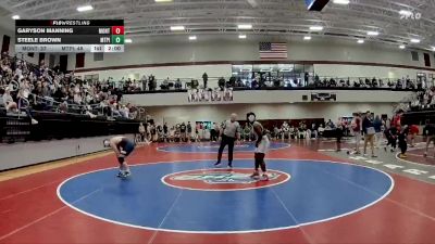 190 lbs 2nd Wrestleback (16 Team) - Garyson Manning, Jasper County vs Steele Brown, Mt. Pisgah Christian School