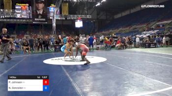 145 lbs Cons 16 #1 - Paniro Johnson, Pennsylvania vs Nikolaos Gonzalez, Ohio