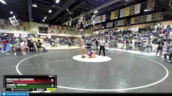 138 lbs Cons. Round 5 - Daniel Simons, Camarillo vs Brayden Guerrero, Liberty