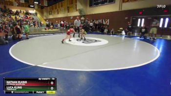 70 lbs Quarterfinal - Nathan Elkins, Peterson Grapplers vs Luca Kling, Threshold