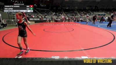 45 lbs 5th Place - Iris Brassfield, Rising Kingz vs Laykin Arnott, Seymour Youth Wrestling Club