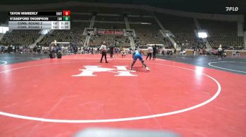 197 lbs Cons. Round 2 - Standford Thompson, Lindsey Wilson (Ky.) vs Tayon Wimberly, Unattached