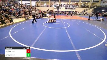 120 lbs Semifinal - Dax Kline, Springdale Youth Wrestling Club vs Axton Taylor, Cyclone Youth Wrestling