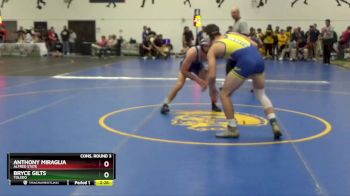 149 lbs Cons. Round 3 - Anthony Miraglia, Alfred State vs Bryce Gilts, Toledo