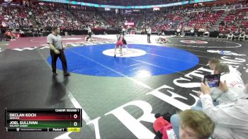 D1-138 lbs Quarterfinal - Declan Koch, Neenah vs Joel Sullivan, Wilmot Union