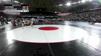 Boys 2A 138 lbs Champ. Round 1 - Jack Givens, Columbia River vs Gavin Carnahan, Deer Park