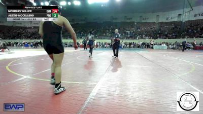 128 lbs Round Of 16 - Harper Dry, Jay Junior High vs Rachel Garcia, Edmond North