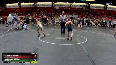 60 lbs Round 5 (8 Team) - Ethan Schwartz, Armory Athletics vs Anthony Brown, Silo WC