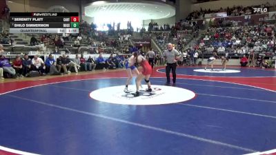 6A 115 lbs Quarterfinal - Shilo Simmermon, Rogers vs Serenity Platt, CABOT HIGH SCHOOL