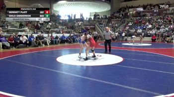 6A 115 lbs Quarterfinal - Shilo Simmermon, Rogers vs Serenity Platt, CABOT HIGH SCHOOL