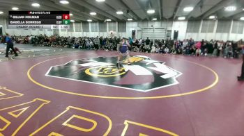 125 lbs Champ. Round 2 - Gillian Holman, Glenrock vs Isabella Borrego, Cleveland