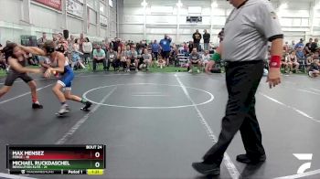 84 lbs Round 6 (8 Team) - Michael Ruckdaschel, Revolution Elite vs Max Mensez, Forge