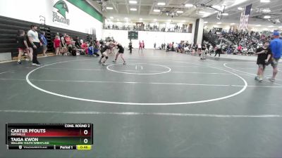 115 lbs Cons. Round 2 - Carter Pfouts, Maysville vs Taiga Kwon, Willard Youth Wrestling