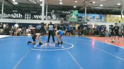 115 lbs Rr Rnd 2 - Finn Carroll, Sly Fox Black - HSC vs Elijah Roman, Triumph Blue - HSC