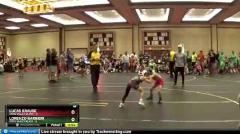 46 lbs Round 4 (6 Team) - Lorenzo Barbieri, Steel Valley Black vs Lucas Krause, Steel Valley Silver