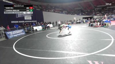 6A Boys 126 lbs Champ. Round 2 - Curran Smeller, Cleveland Boys vs Zane Hill, Grants Pass Boys