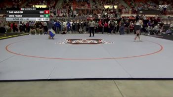 190 lbs Champ. Round 1 - Zoie Hesse, Iola Hs vs Rae Wilson, St. George-Rock Creek HS