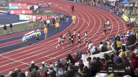 High School Girls' 4x400m Relay South Jersey Large, Prelims 1