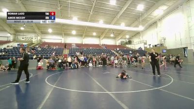 33-35 lbs Round 2 - Roman Lazo, Talons Wrestling Club vs Amos McCoy, Sanderson Wrestling Academy