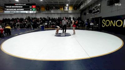 145 lbs Champ. Round 1 - Rylee Moorehead, Elsinore vs Jacqueline Antonio, Santa Ana