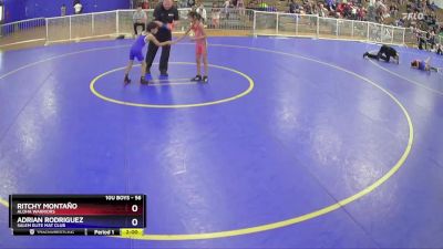 56 lbs Cons. Semi - Ritchy Montaño, Aloha Warriors vs Adrian Rodriguez, Salem Elite Mat Club