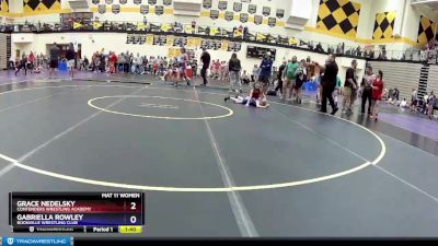 65 lbs Round 2 - Grace Nedelsky, Contenders Wrestling Academy vs Gabriella Rowley, Boonville Wrestling Club
