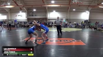 145 lbs 3rd Place Match - Jesse Foebar, CLERMONT NORTHEASTERN vs Lily Zimmerlin, BROOKVILLE