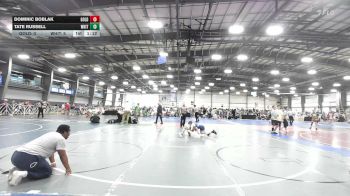 80 lbs Rr Rnd 3 - Dominic Boblak, Gold Standard Wrestling - MS vs Tate Russell, Whitted Trained National Dual Team - MS