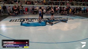 98 lbs Round 2 - Cash Mahoney, Mid Valley Wrestling Club vs Chase Nicolai, Bethel Freestyle Wrestling Club