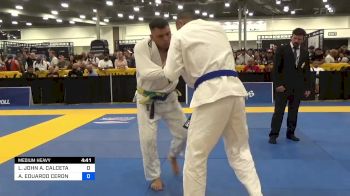 LEONARD JOHN A. CALCETA vs ALEXANDER EDUARDO CERON 2024 World Masters IBJJF Jiu-Jitsu Championship