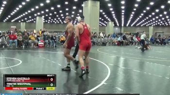 184 lbs Quarterfinals (8 Team) - Tristin Westphal, Coe vs Steven Gazzillo, Cortland State