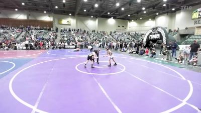 70 lbs Round Of 32 - Asher McElroy, South Reno WC vs Jaxson Coulombe, Top Fuelers WC