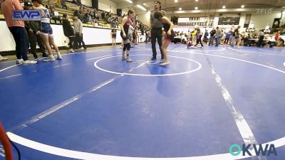 93-102 lbs Rr Rnd 2 - Ella Brunson, Hilldale Youth Wrestling Club vs Paislee Loyd, Wagoner Takedown Club