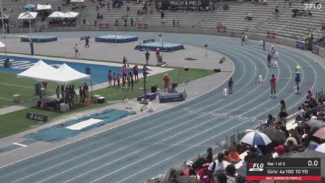2026 AAU Junior Olympic Games - Youth Girls' 4x100m Relay, Finals 1 - Age 10