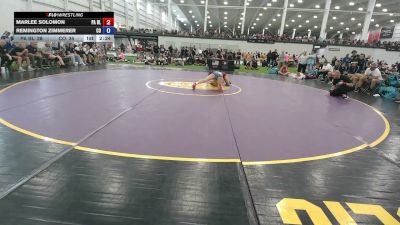 120 lbs Marlee Solomon, Pennsylvania Blue vs Remington Zimmerer, Colorado