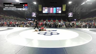 140 lbs Cons. Sub-quarters - Kelice Luker, OK vs Jenny Gautreau, PA