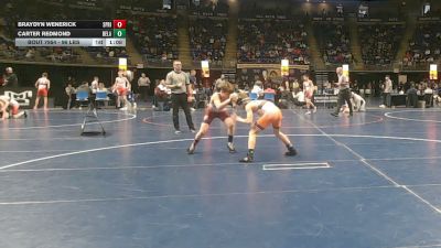 96 lbs Consy 3 - Braydyn Wenerick, Spring Cove vs Carter Redmond, Delaware Valley