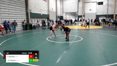 197 lbs Cons. Round 2 - Dakota Spann, Wayne State vs Todd Daniels, Benedictine College