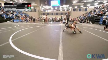 52 lbs Quarterfinal - Huxley Sullivan, Blackwell Wrestling Club vs Stryker Haden, Woodward Youth Wrestling