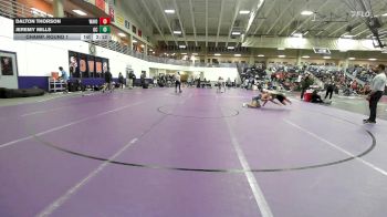 157 lbs Champ. Round 1 - Dalton Thorson, Waldorf (Iowa) vs Jeremy Mills, Georgetown (KY)