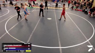 190 lbs Quarterfinal - Von Mogen-Frankfort, SD vs Owen Johnson, MN