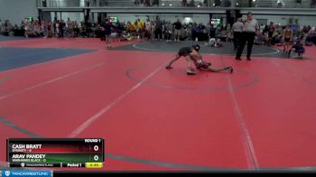 76 lbs Round 1 (6 Team) - Cash Bratt, Dynasty vs Arav Pandey, Warhawks Black
