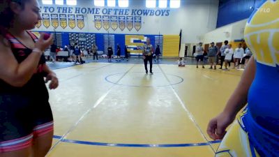 170 lbs Round 3 (6 Team) - Sarai Rodriguez, Eagles WC vs Isabella Della Valle, Attack WC