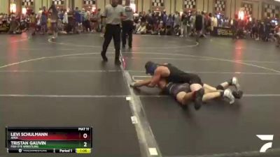 130 lbs Quarterfinal - Tristan Gauvin, Fish Eye Wrestling vs Levi Schulmann, Apex