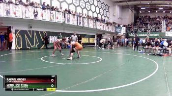 157 lbs Quarterfinal - Christian Friel, Hoover (North Canton) vs Rafael Gross, St.Paul (Norwalk)