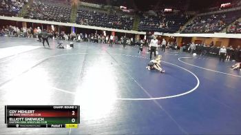 90 lbs Champ. Round 2 - Coy Mehlert, Big Game Wrestling Club vs Elliott Gnewuch, Eastern Iowa Wrestling Club