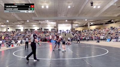 A 285 lbs Quarterfinal - Hunter Lange, Fairview High School vs Jalen Wright, Gibbs High School