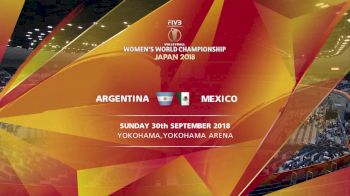 ARG vs MEX | 2018 FIVB Womens World Championships
