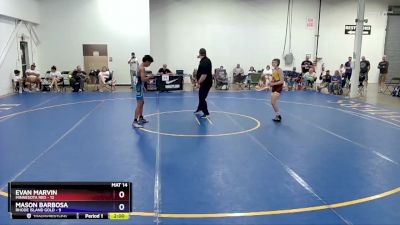 106 lbs Round 3 (6 Team) - Evan Marvin, Minnesota Red vs Mason Barbosa, Rhode Island Gold